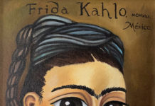 Erik Rivera: Frida 2022. Óleotabla 40x30 cm.