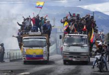 Protestas sociales en Ecuador