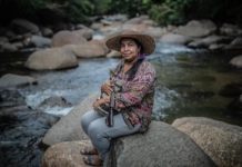 Magaly es defensora de derechos humanos, territoriales y ambientales. Junto a otras mujeres forma parte de Plataforma social y política para La Paz y la incidencia de las mujeres del Caquetá, un departamento del sur de Colombia. Foto: Pablo Tosco / Oxfam