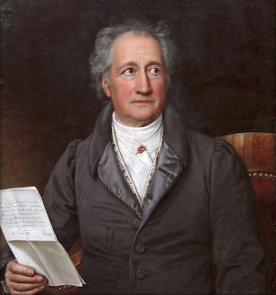 goethe-por-stieler-1828 Goethe, humanista, intelectual, superdotado y hombre de paz