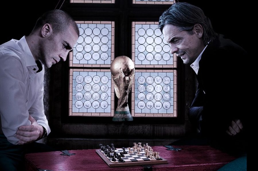 cannavaro-e-inzaghi-tablero-ajedrez-900x596 Ajedrez y fútbol (XII): Inzaghi-Cannavaro, el otro duelo además del Ronaldo-Messi