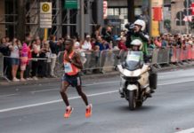 Periodismo deportivo: reportero gráfico en la cobertura del maratón 2018 de Berlín