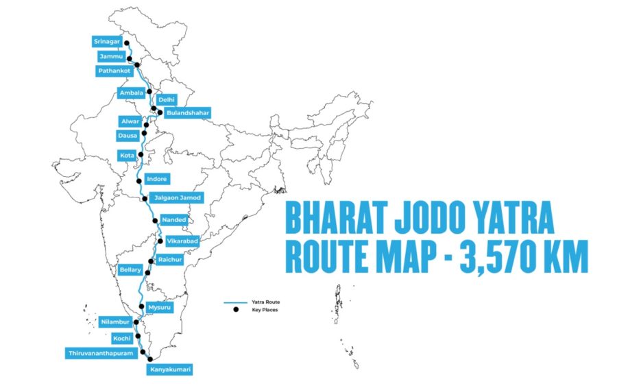 india-marcha-bjy-mapa-900x569 Seguidores del Partido del Congreso Nacional Indio se movilizan por el cambio