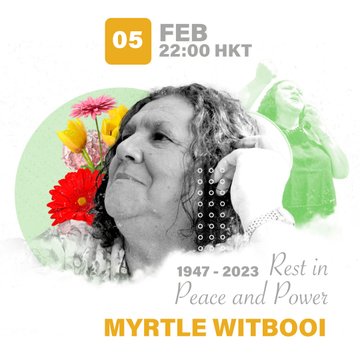 FnzTjFGWAAEWyl_ Myrtle Witbooi, contra el apartheid de verdad y el de la cocina