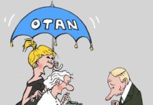 Putin en un simbólico tablero por el caricaturista francés Patrick Pinter