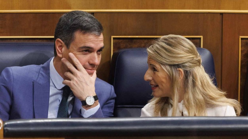 pedro-sánchez-y-yolanda-díaz-congreso Sáhara: los elocuentes silencios del presidente Sánchez y la vicepresidenta Yolanda Díaz