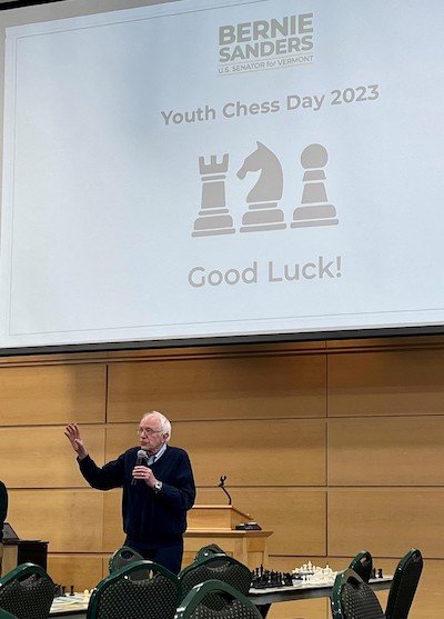 ajedrez-bernie-sanders Cuatro destacados estadounidenses y su pasión, el ajedrez
