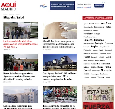 aqm-salud-30may2023 Periodismo de salud en España, una opción popular de carrera