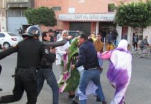 Represión contra ciudadanos saharauuis en El Aaiún