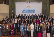 Parlamentarios de 64 países reunidos en Santiago de Chile acordaron impulsar leyes, políticas y presupuestos que contribuyan a garantizar la seguridad alimentaria de todos los habitantes del planeta. Imagen: Max Valencia / FAO