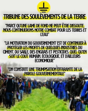 francia-soulevements-de-la-terre-cartel Macron contra el movimiento ecologista