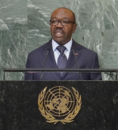 Ali-Bongo-en-Naciones-Unidas Gabón: finalizan 56 años de dictadura de la familia Bongo con incertidumbre sobre el futuro