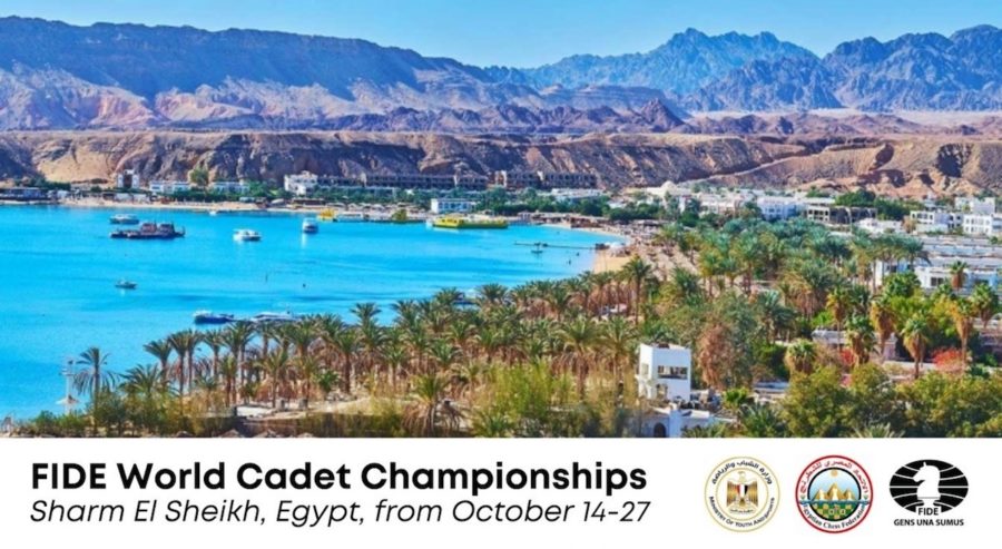 ajedrez-campeonato-mundial-cadete-2023-egipto-cartel-900x493 Ajedrez: Retraso y ausencias en el Campeonato Mundial cadete por la guerra de Gaza
