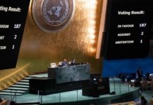 Votación en la ONU sobre Cuba 2NOV2023