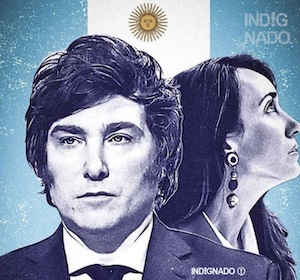 argentina-mieli-villarroel-cartel La ultraderecha argentina se hace con el poder arropada por el deterioro social