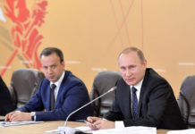 Dvorkovich con Putin en una imagen retrospectiva