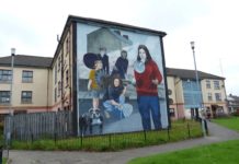 Derry: mural Bernardette Devlin