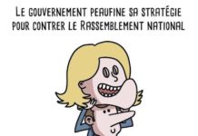 Francia caretas Macron Le Pen © Allan Barie