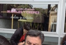 Marcos Carnevale en una filmación en Buenos Aires
