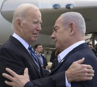 biden-y-netanyahu-oct2023 Dimisiones en el equipo de gobierno de Biden por la guerra en Gaza