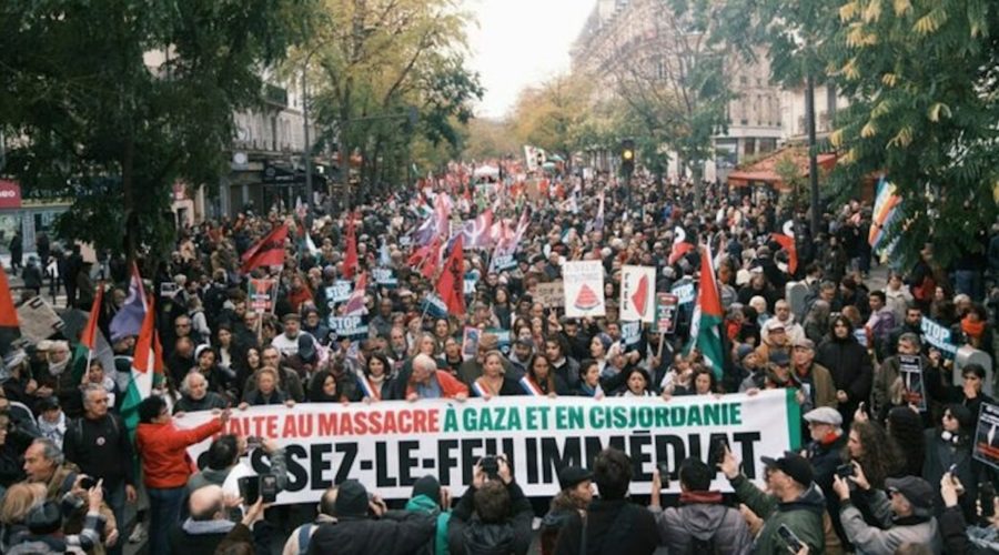 francia-manifestacion-contra-genocidiio-en-gaza-900x500 Macron y Gabriel Attal o la clonación del vacío político en Francia