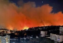 Chile, incendios en Viña del Mar FEB2024 ©CR2