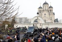 Funeral y entierro de Alexei Navalny en Moscú, 1 de marzo 2024