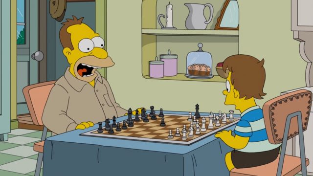 Early-game2-640x360-1 Ajedrez con la defensa Homer en el Día de los Simpson