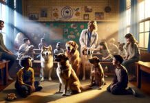 Terapias con perros en la escuela ©IA-PES
