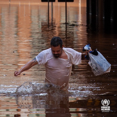 inundaciones-en-brasil-©acnur Aumentan los desplazamientos internos por conflictos y la emergencia climática