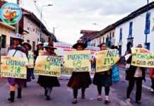 Perú: protesta de mujeres indígenas esterilizadas ©Iwgia