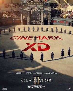 Gladiator-dos-cartel-AXD «Gladiador II», el 4DX y el cinematógrafo