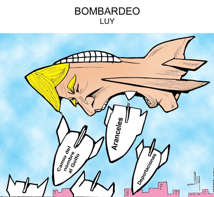 Bombardeo-Trump-©LUY-900x828 Primeras medidas de Donald Trump