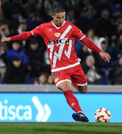 James-Rodriguez-Rayo-Vallecano James Rodríguez: una decepción en el Rayo Vallecano