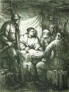 muenzer_schreibend-1 Hace 500 años, Thomas Müntzer y las revueltas campesinas alemanas