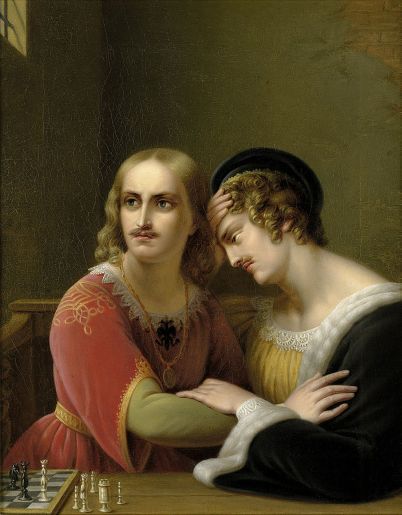 Pauline_Soltau_Conradin_von_Schwaben_und_Friedrich_von_Baden Una partida de ajedrez antes de morir: cuatro pinturas y unos poemas