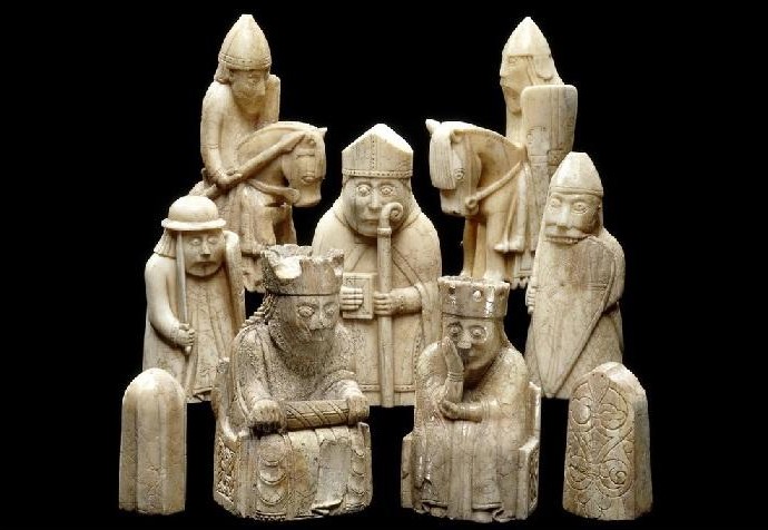 xadrez-lewis-1 Las piezas de ajedrez de Lewis regresan a su origen en Trondheim e irán a Normandía