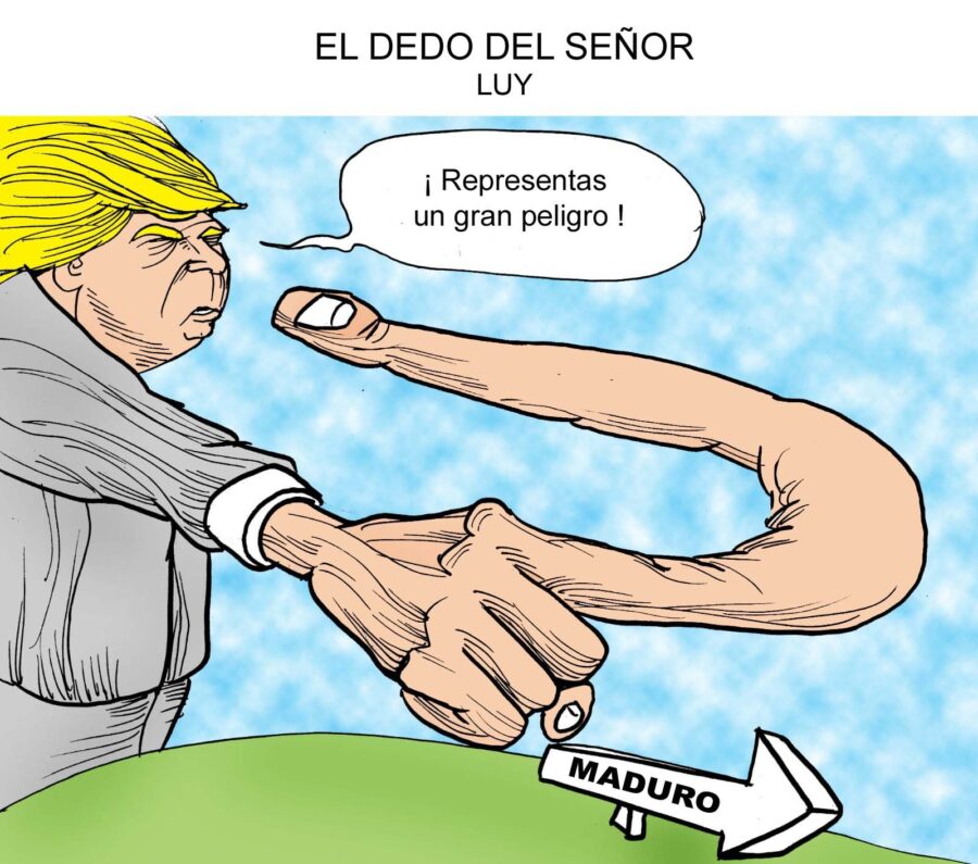 El-dedo-acusatorio-de-Donald-Trump-©LUY-900x795 El dedo acusatorio de Donald Trump