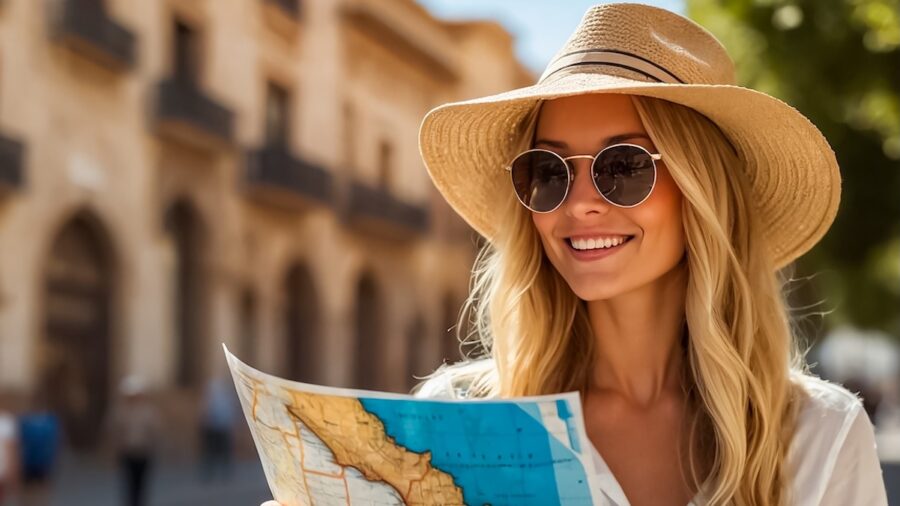 Mujer-viajera-©123RF--900x506 Esta Navidad sorprende con experiencias únicas para regalar a una mujer