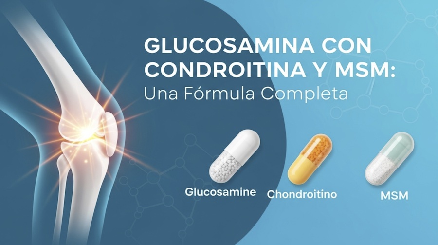Glucosamina-con-Condroitina-©archivopub Glucosamina con Condroitina y MSM: Una fórmula completa
