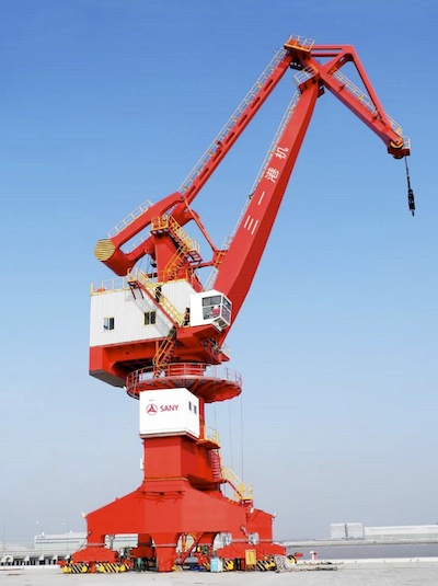 Grua-portal-estructura-©sanyglobal.com_ Tareas de mantenimiento preventivo en grúas portales