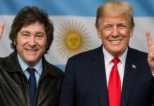 Milei profundiza su programa de ultraderecha tras la victoria electoral del medio mandato Milei y Trump festejan la victoria electoral en Argentina. 26OCT2025 ©PES-IA