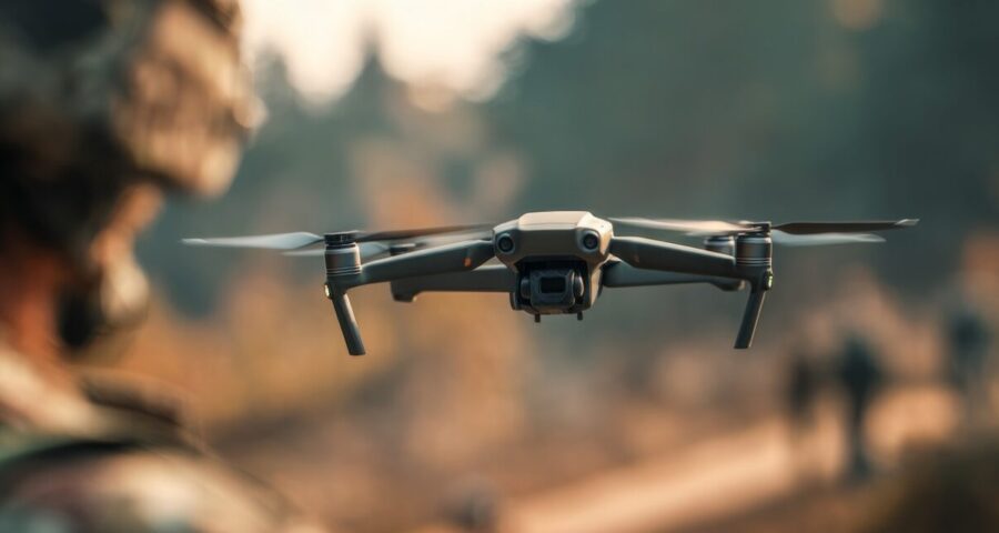 Drones-militares-©123RF-scaled-e1765999285865-900x480 Asesinatos indiscriminados por el auge de la guerra de algoritmos