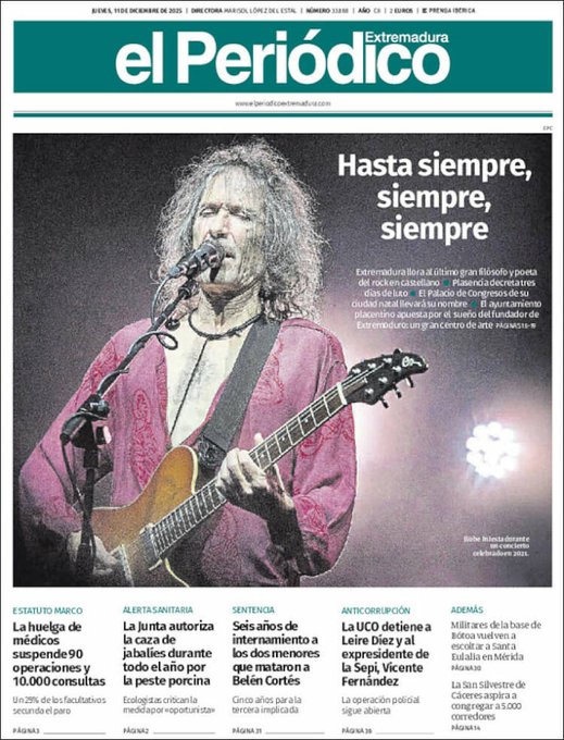 G74aZMRX0AESZQc Robe Iniesta: extremeño de Plasencia, obrero chapista y perro mayor