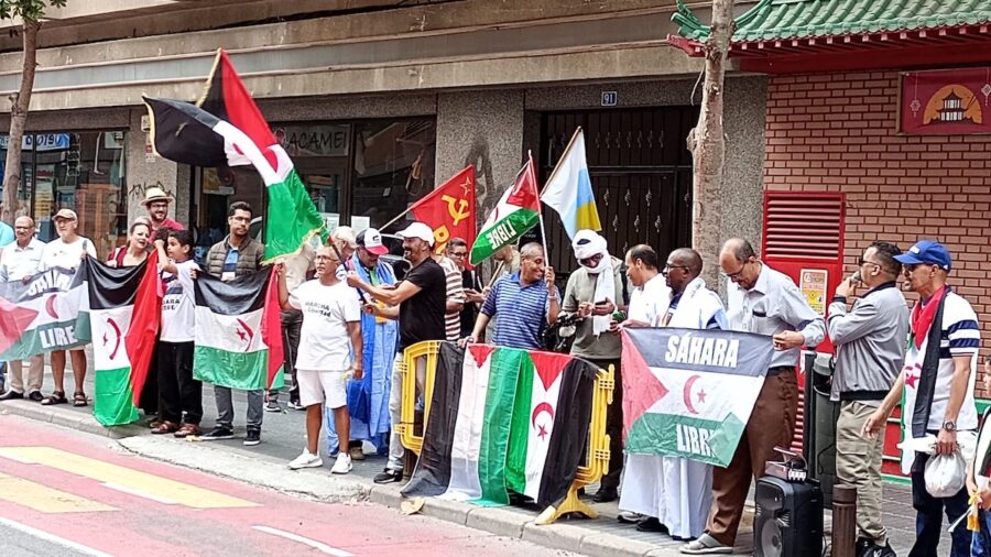Movilizaciones-apoyo-saharauis-en-Canarias-©NSH-900x506 Bachir Ahmed Aomar rememora la resistencia saharaui contra el gobierno marroquí