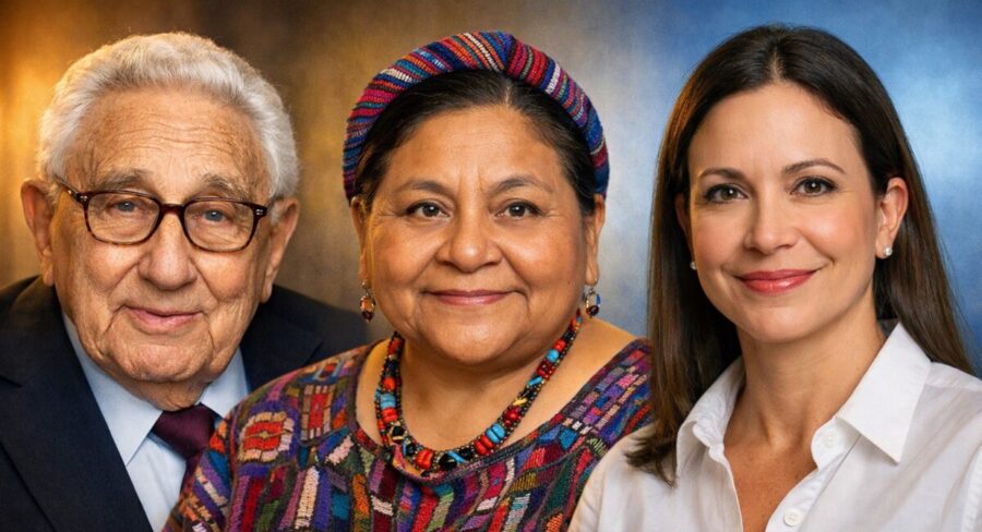 Premios-Nobel-Kissinger-Menchu-Machado-e1767693543153-900x488 Premios Nobel para Henry Kissinger, Rigoberta Menchú y María Corina Mechado