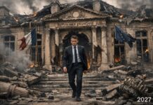 Las elecciones municipales dejan en Francia un panorama político confuso y fragmentado Recreación de Macrón abandonando el Eliseo en 2027