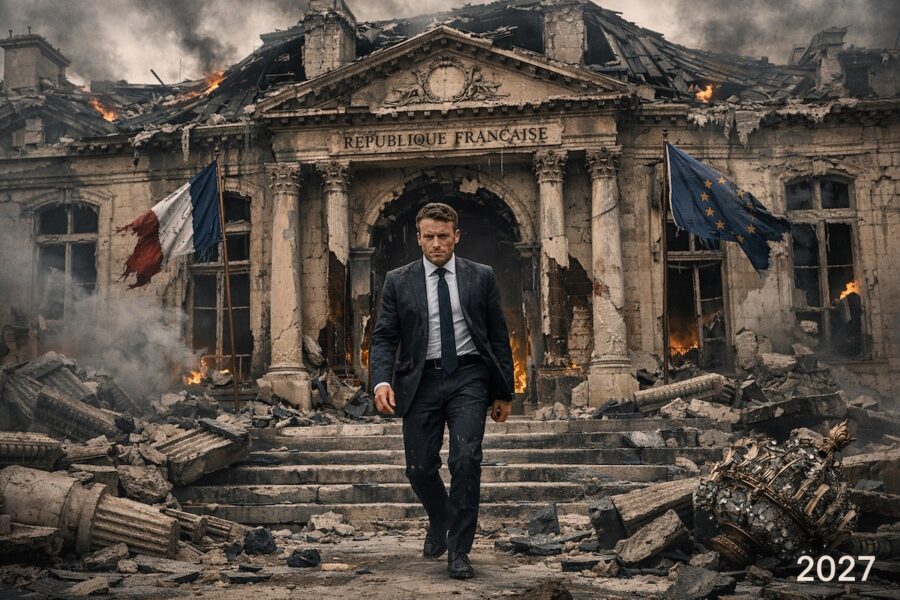 Macron-sale-del-Eliseo-en-2027-©AqM-PES-IA-900x600 Las elecciones municipales dejan en Francia un panorama político confuso y fragmentado