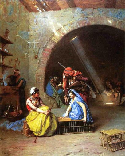 Almees_jouant_aux_echecs_Gerome_Jean-Leon_1870 Ajedrez: Árabes y otomanos en la pintura orientalista