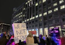 ICE obliga a medir los límites del poder de Trump «Protesta frente a la sede de ICE en Washington, en enero de 2026, durante una ola de movilizaciones contra la política migratoria federal».